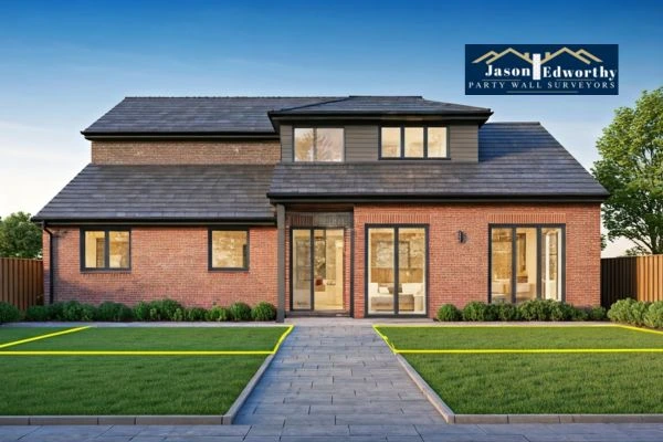 Home extension focusing on boundary line Blackfield