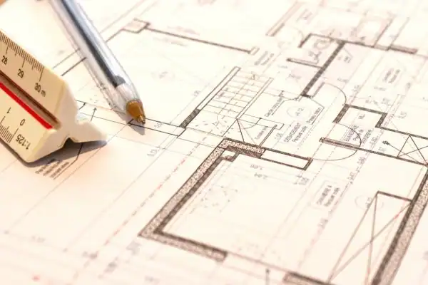 Image of architect Blackfield drawings